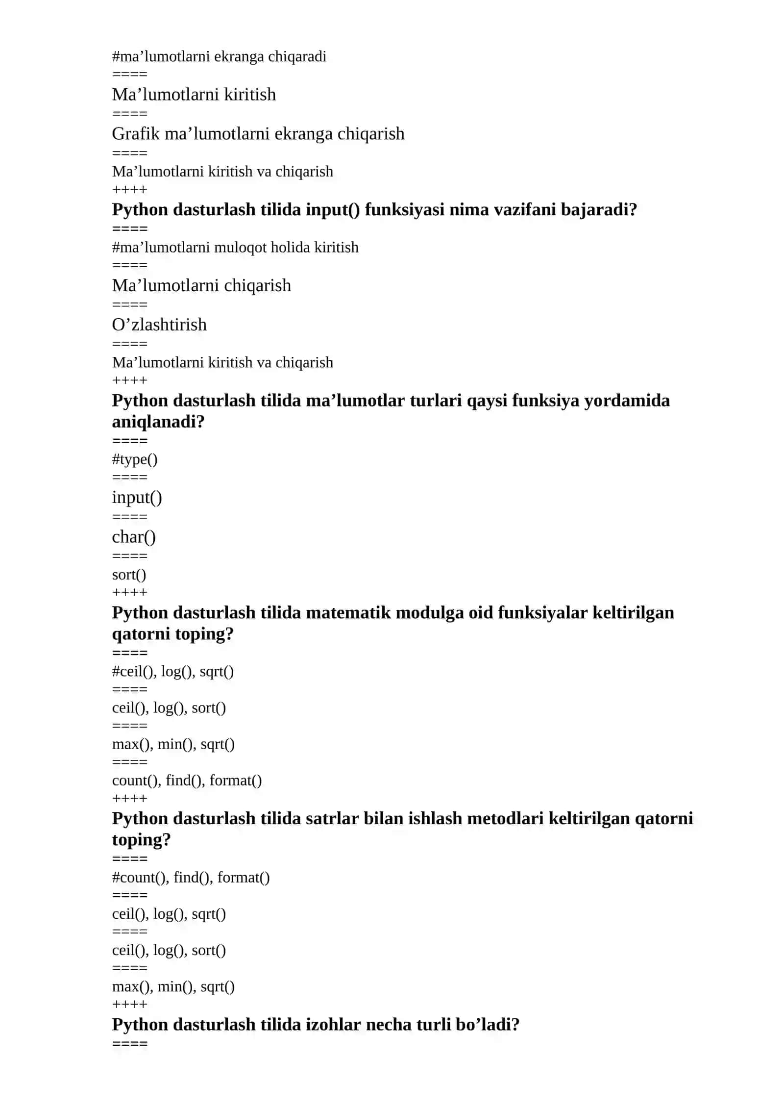 Python dasturlash tilining muallifi kim? 2