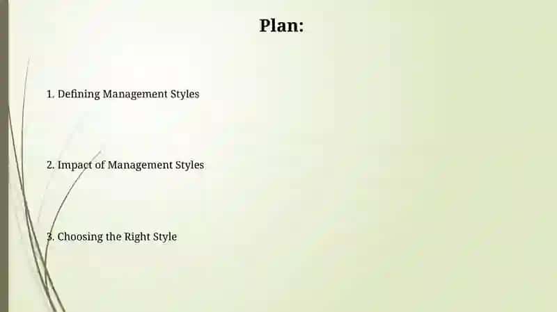 Management style 2