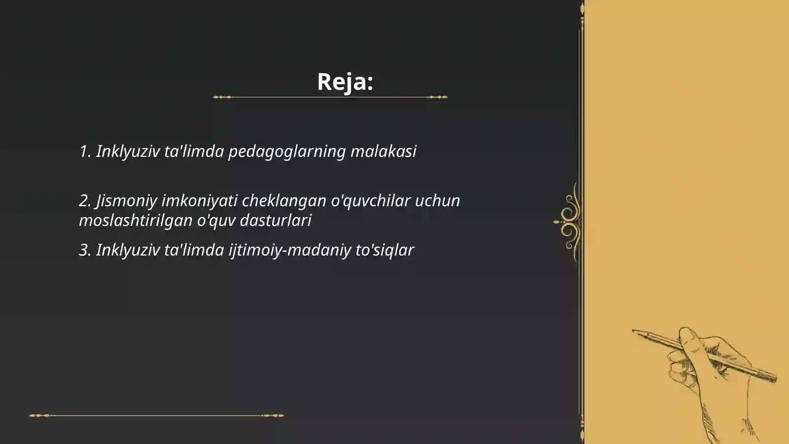 Inklyuziv ta'limning muammolarini oʻrganish 2