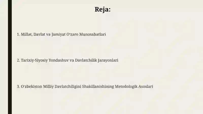 O'zbekiston Milliy davlatchiligining shakllanishi metodik tahlil 2