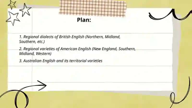 Territorial Varieties of English 2