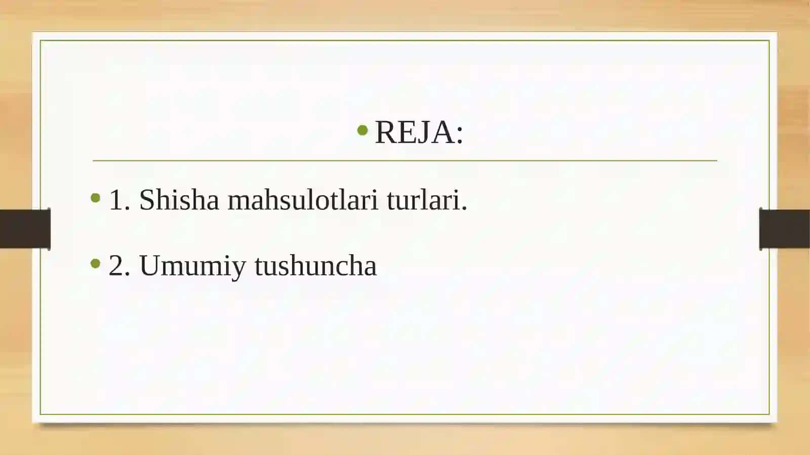 Shisha mahsulotlari turlari. shishani qayta ishlash va ishlab chiqarish texnologiyasi 2