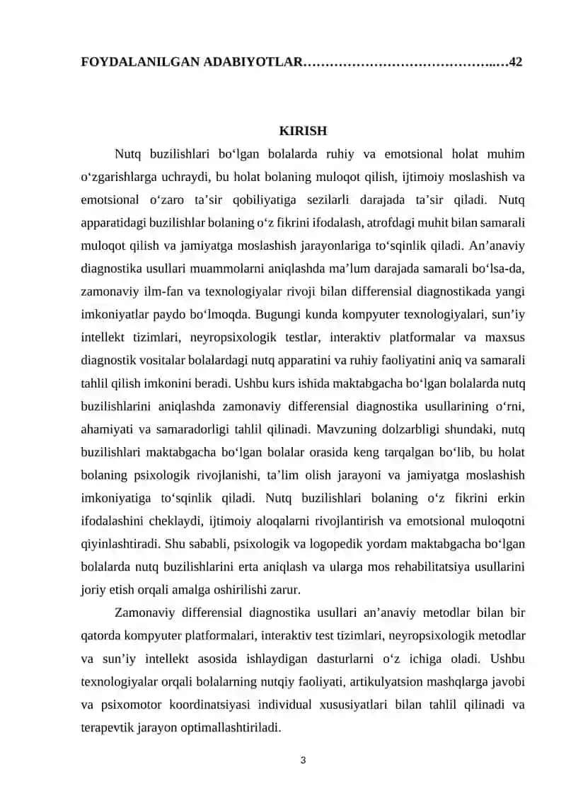 TURLI NUTQ BUZILISHLARIDA KOMPLEKS MASSAJDAN FOYDALANISH  TEXNOLOGIYASI 2