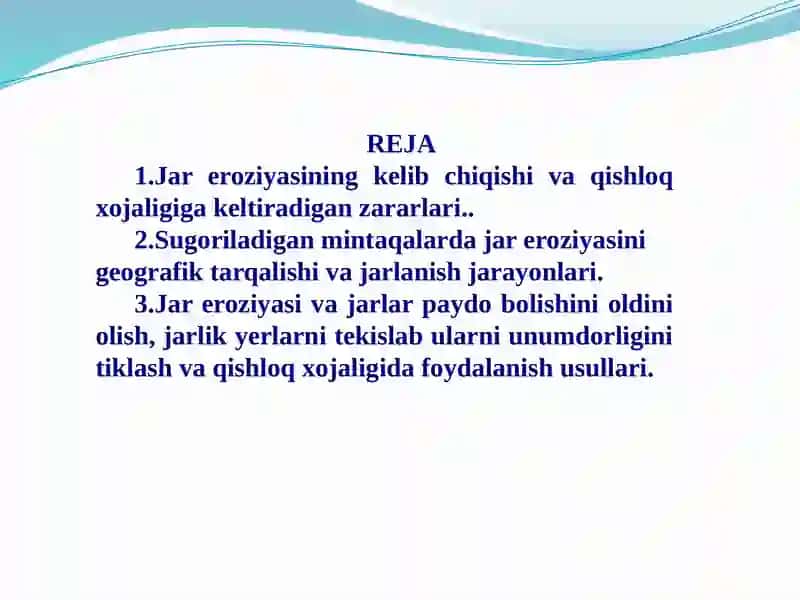 Jar eroziyasi va unga qarshi kurash chora-tadbirlari 2