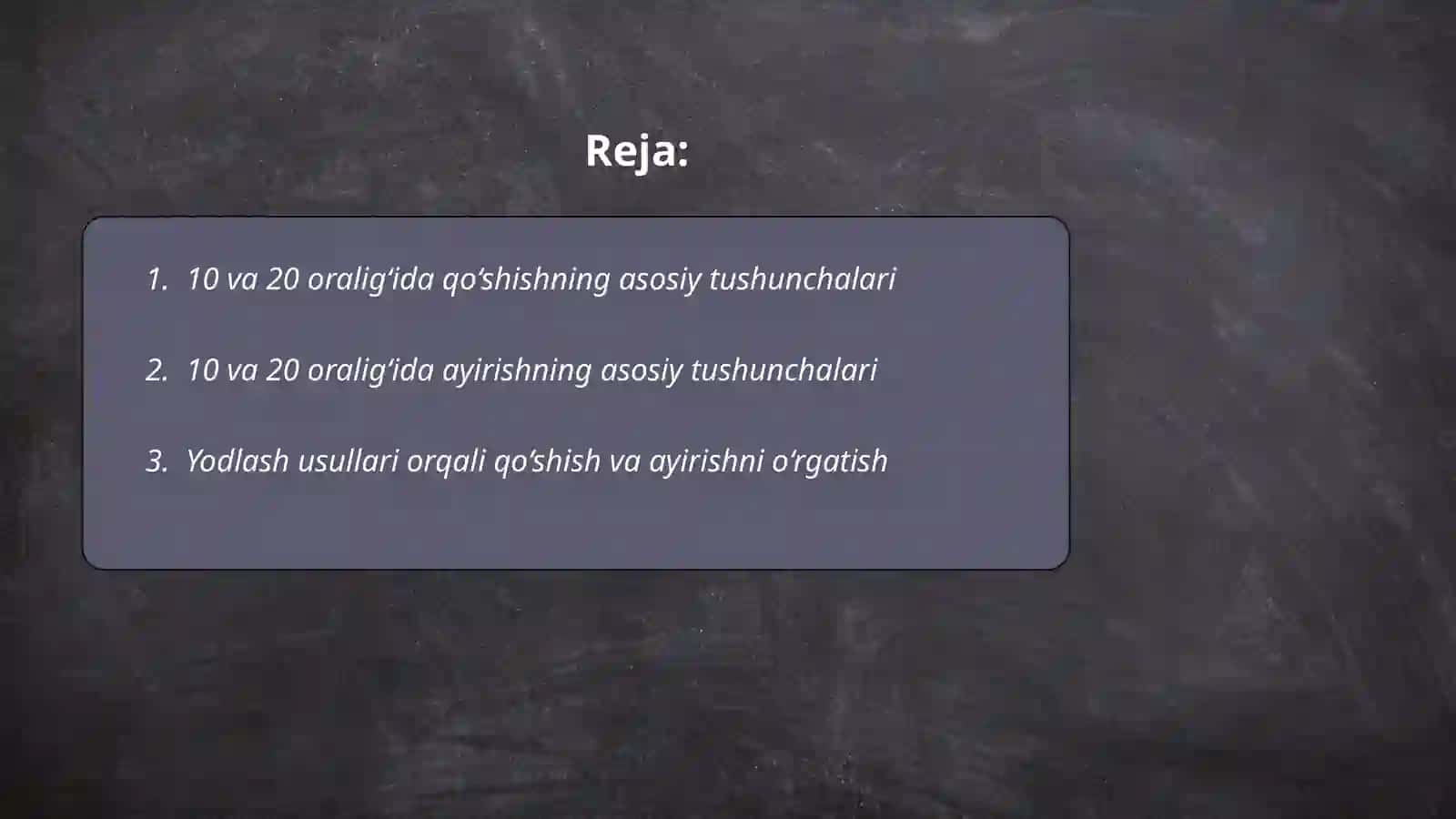 Qo‘shish va ayirishni o'rgatish metodlari 2