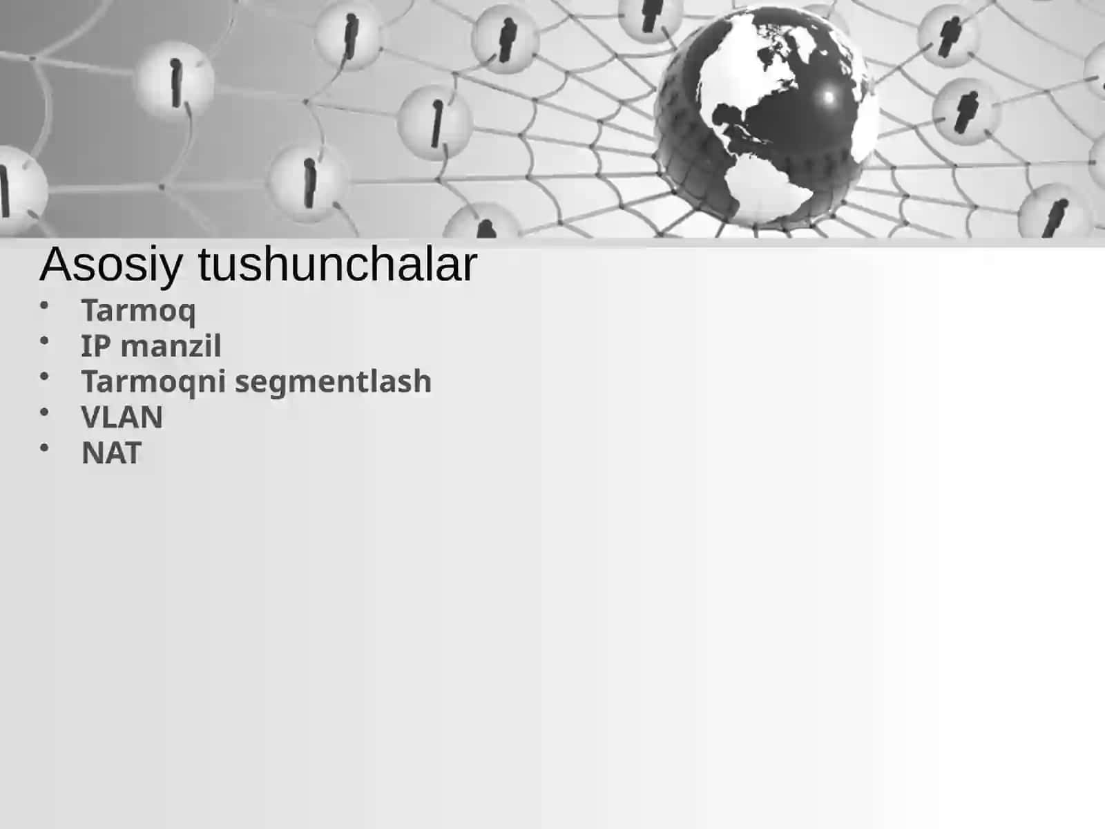 Tarmoq xavfsizligi. Tarmoqni segmentlash, NAT 2