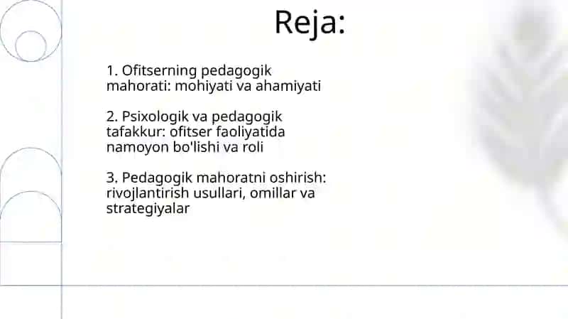 Ofitserning pedagogik mahorati-uning psixologik -pedagogik tafakkuri 2