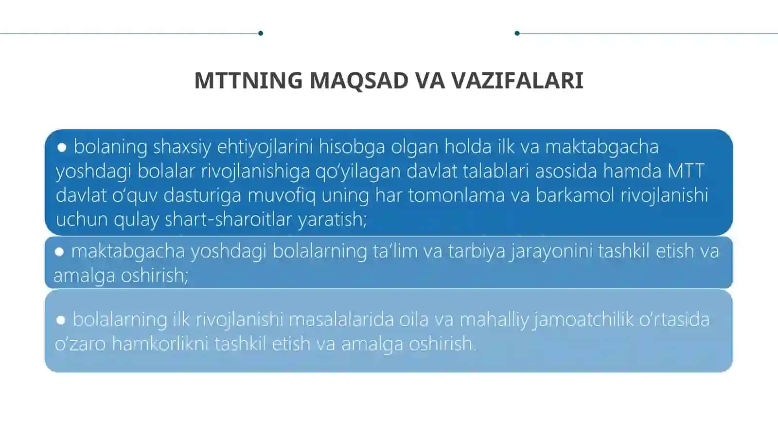 MTM ta'lim jarayonining maqsad va tamoyillari 2