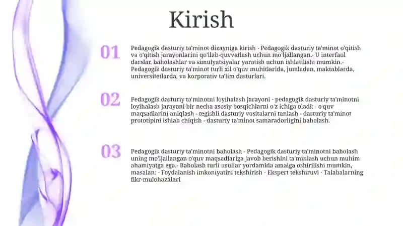 Pedagogik Dasturiy Vositalarni Loyihalash 2