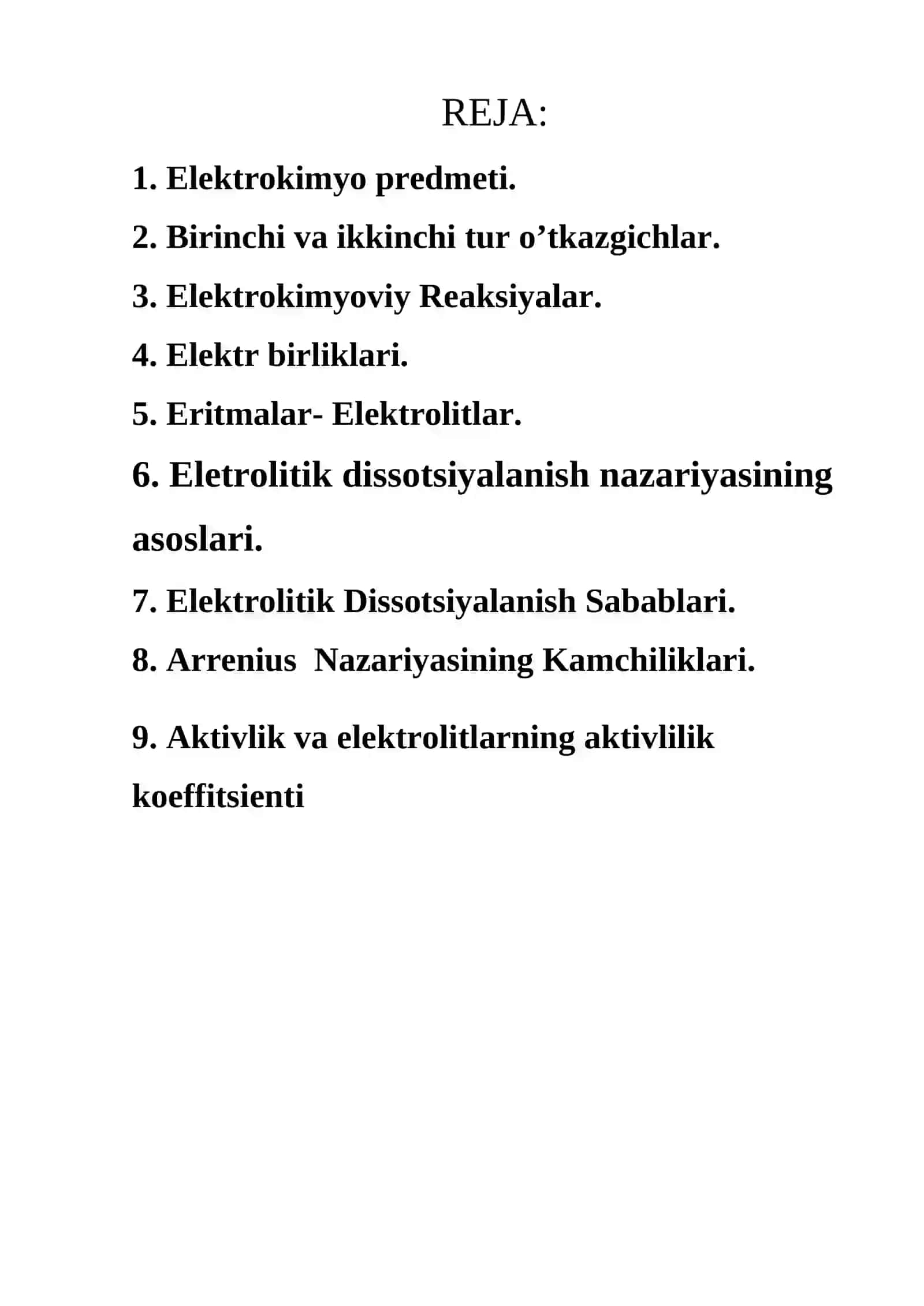 Elektrokimyo fizikasi 2