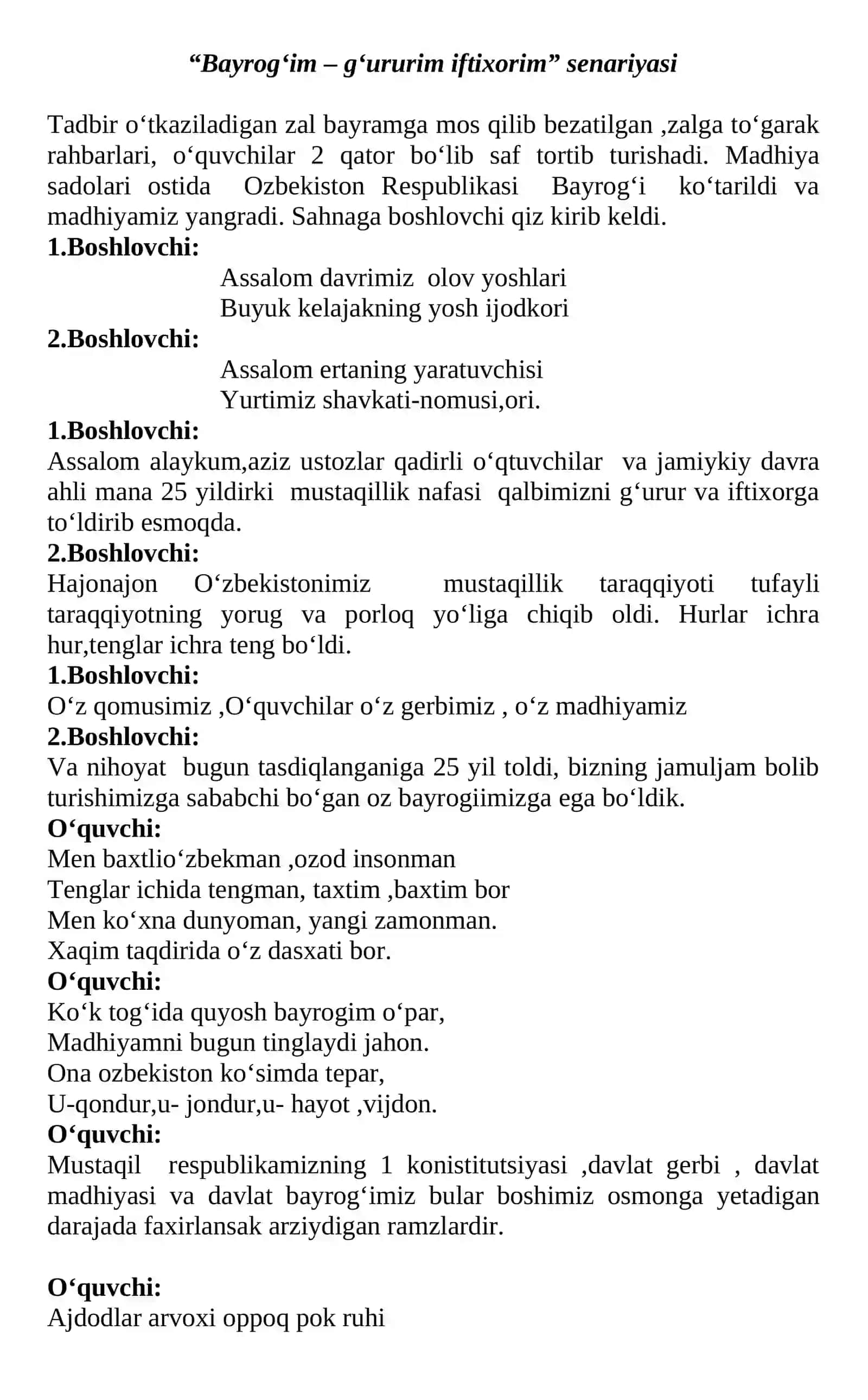 BAYROQ SENARIY 2026 YIL 2