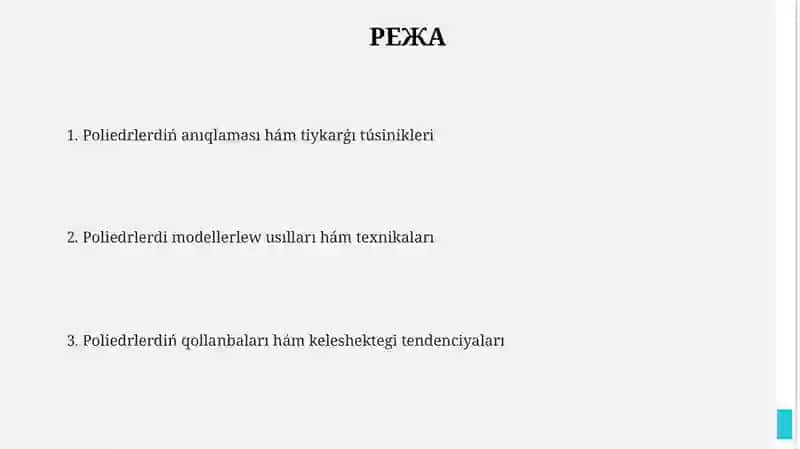 Poliedrlar 2