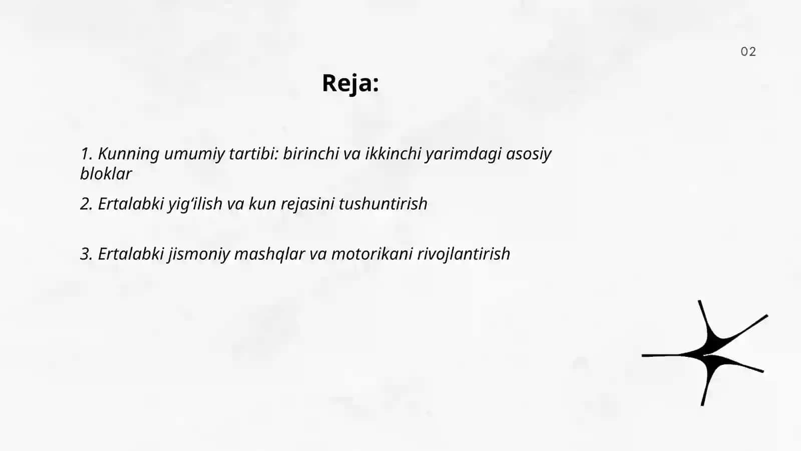 Maktabgacha taʼlimda bolalar hayotni tashkil qilish 2