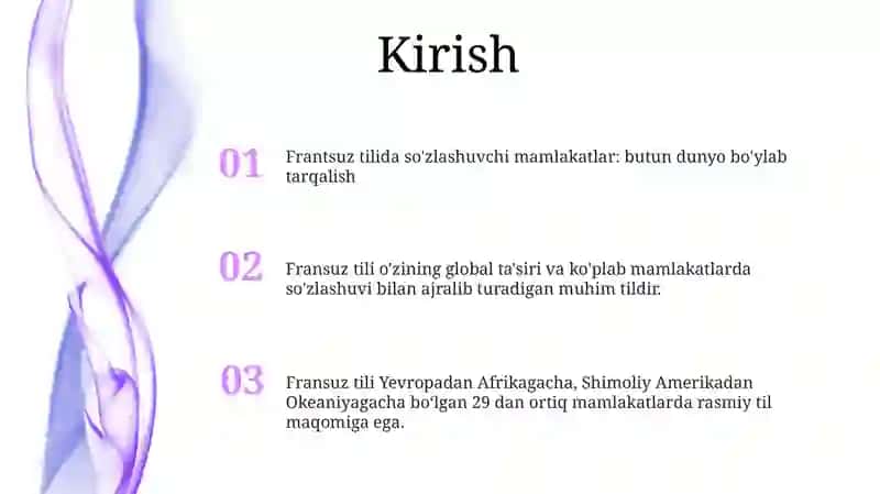 Fransuz Tilida Gaplashadigan Mamlakatlar 2