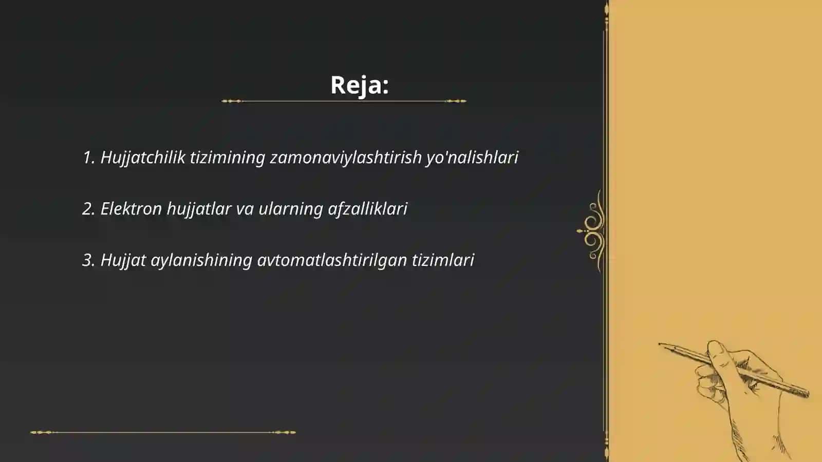 Ish hujjatlari va ularga qoʻyiladigan asosiy talablar 2