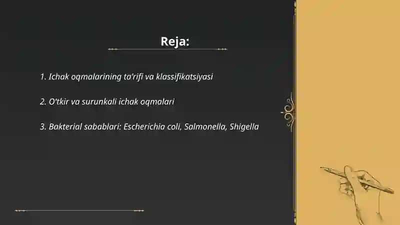 Ichak oqmalari 2