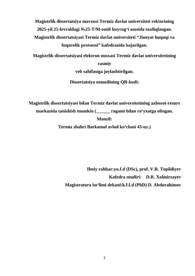 IQTISODIY NIZOLARNI HAL ETISHDA ADVOKAT ISHTIROKI (MILLIY VA XORIJIY TAJRIBA) 2