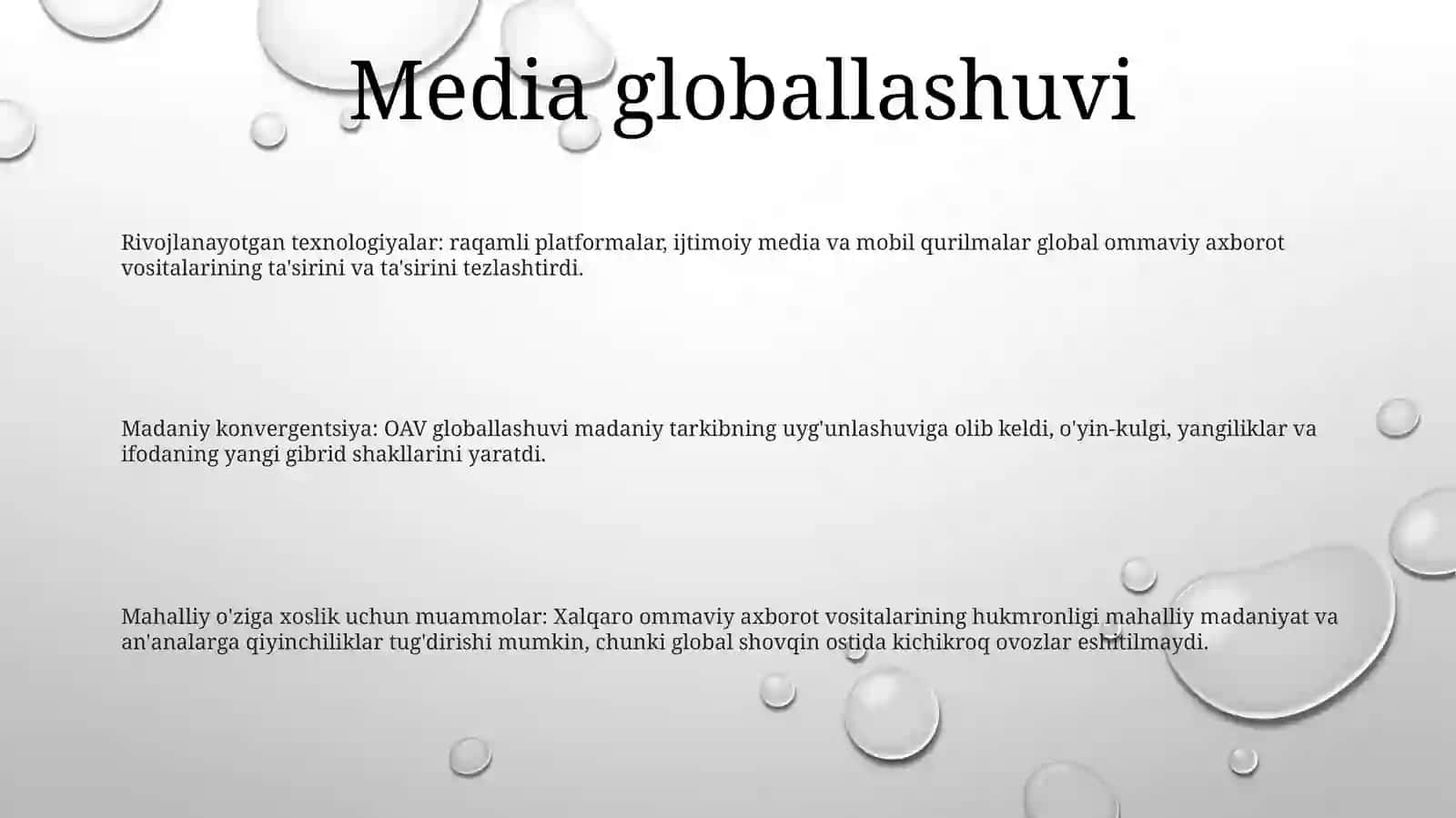 Xorijiy Ommaviy Axborot Vositalarni Media Zamondagi Órni 2