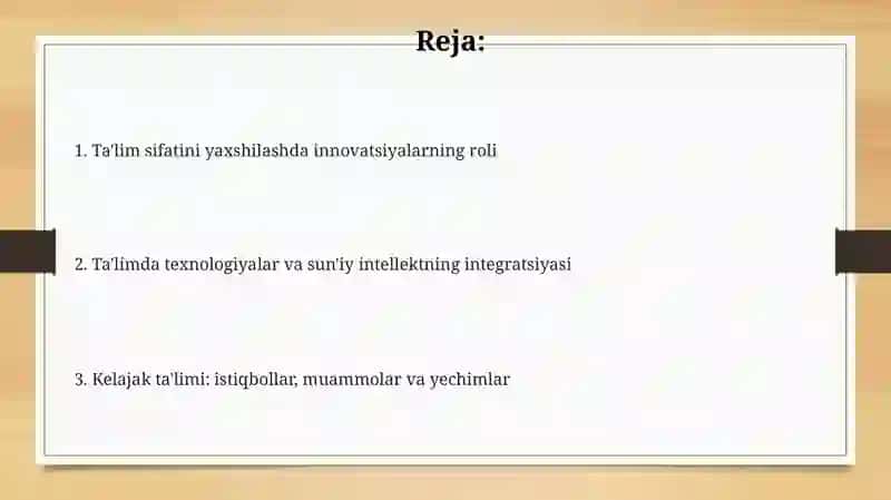 Ta'limda Innovatsiyalar 2