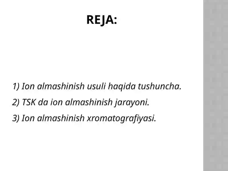 Ionalmashinish usuli haqida tushuncha 2