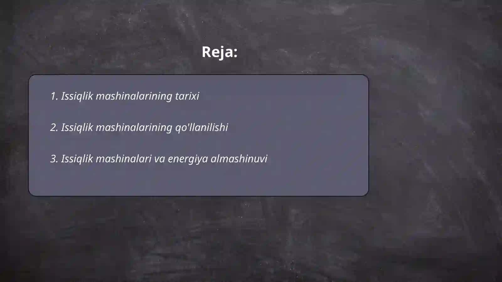 Issiqlik mashinalari 2