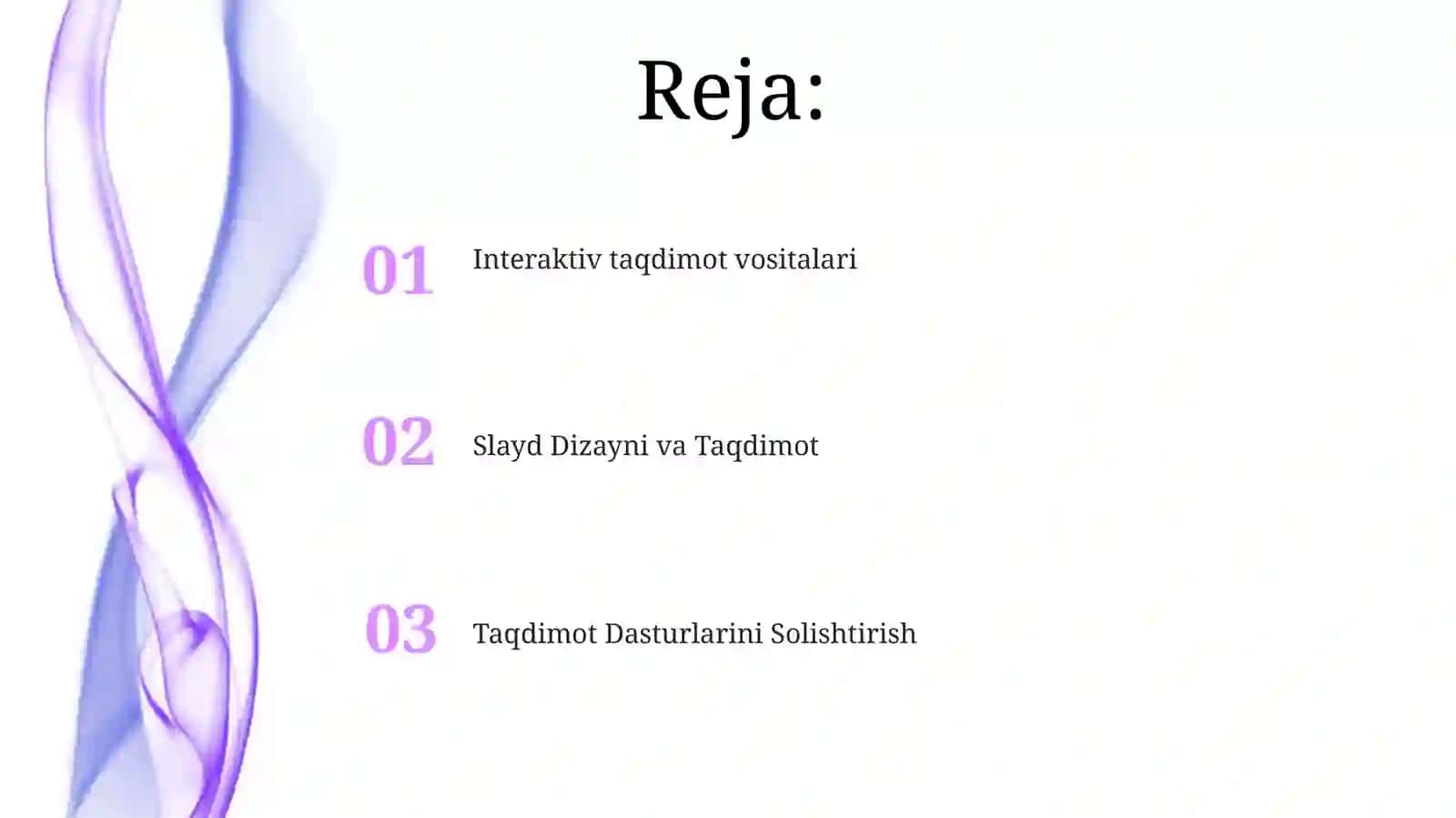 Axborotlarni taqdimot koʻrishida shakllantirish texnologiyasi 2