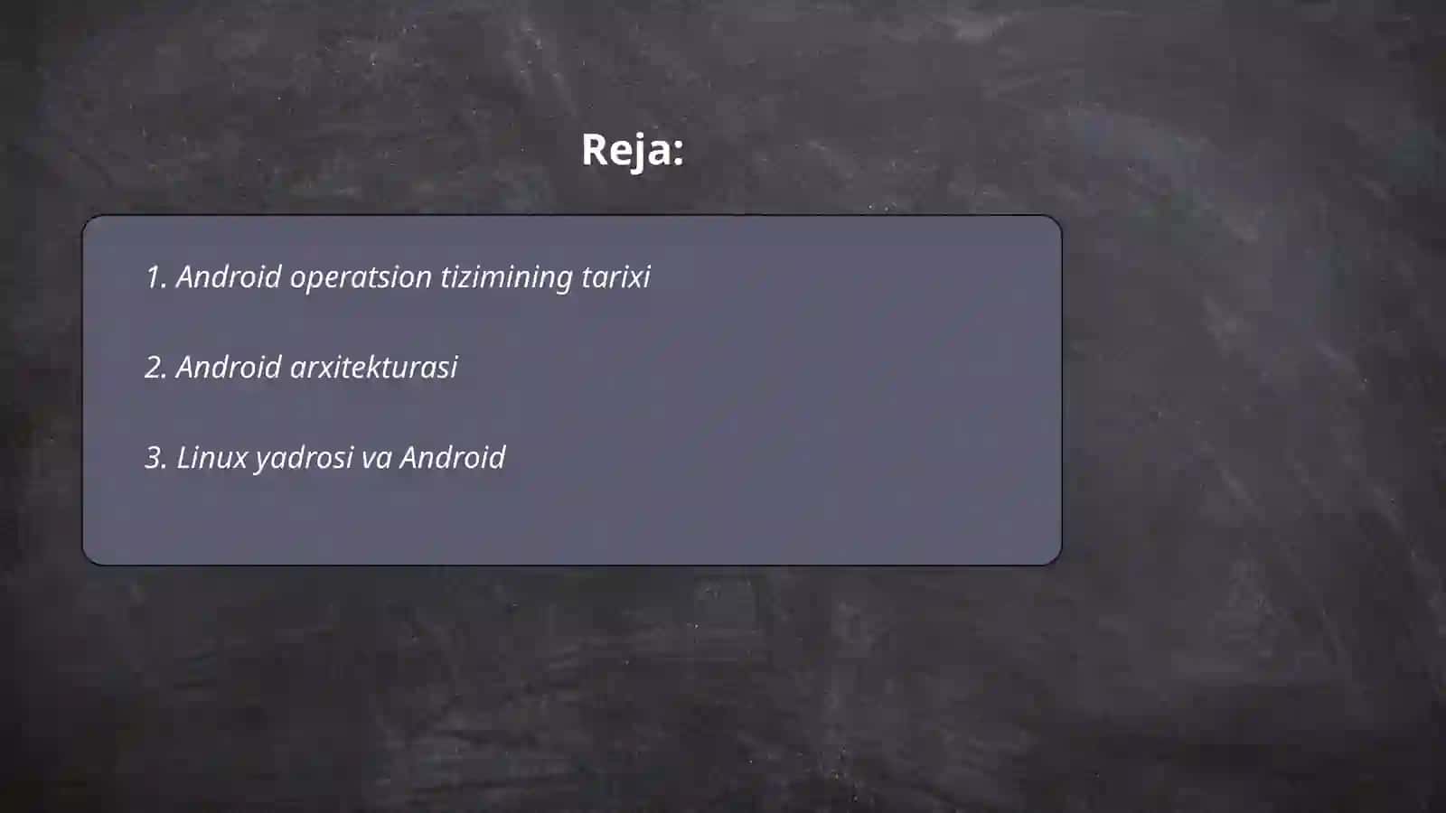 Android operatsion tizimlarini ishlab chiqish va ularning ishlash prinsipi 2