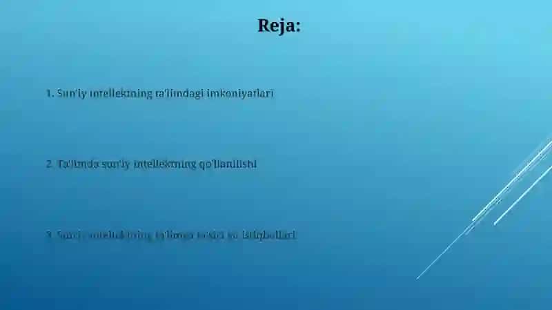 Sun'iy intellektning ta'lim sohasiga tasiri 2