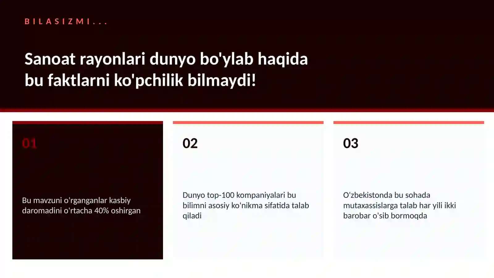 Sanoat rayonlari dunyo bo'ylab 2