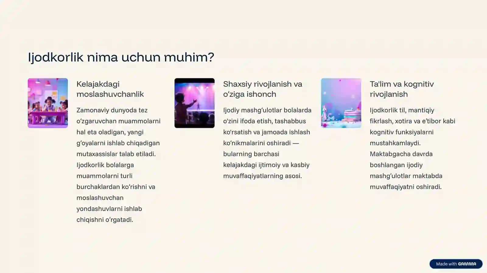 Musiqali sahnalashtirish orqali bolalarning ijodiy faoliyatini rivojlantirish 2