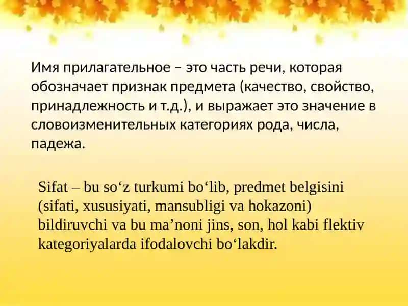 Имя прилагательное - Возникновение и развитие Великого шелкового пути. 2
