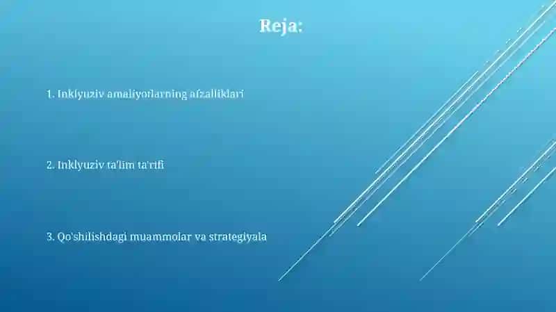 Inklyuziv ta'limning maqsadi va vazifalari 2