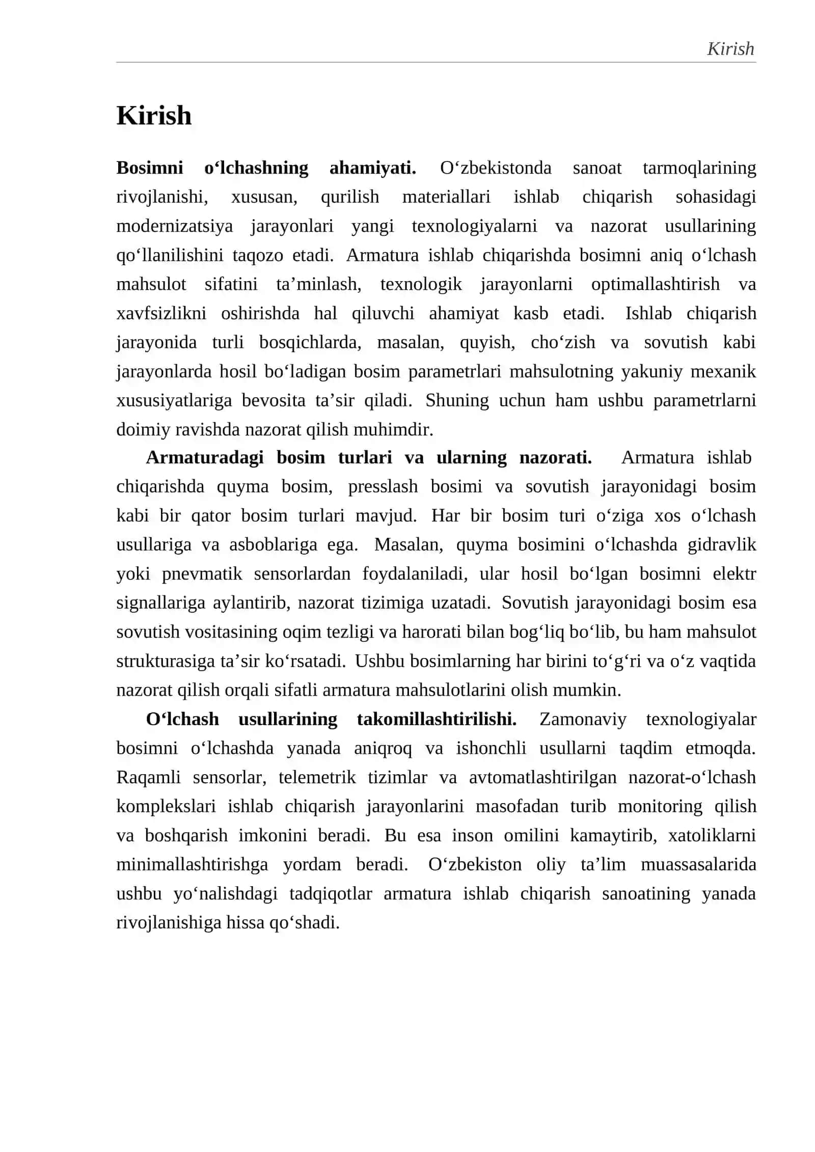 Armaturadagi bosimni o‘lchash usullari va texnologiyalari 2