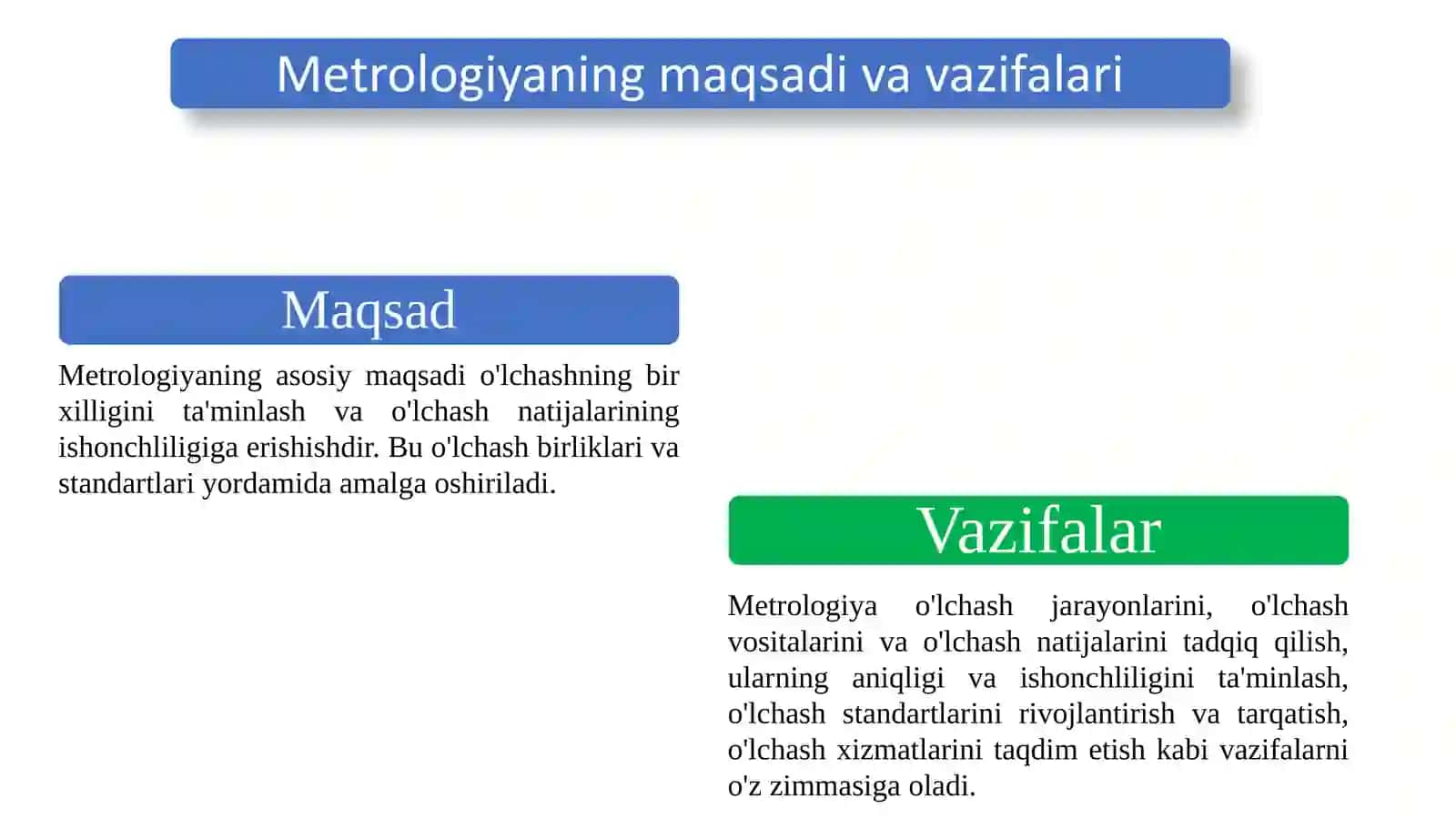 5-Mavzu. SIFATNI BOSHQARISH VA MAHSULOTLARNI XALQARO STANDARTLASHTIRISH TALABLARI 2
