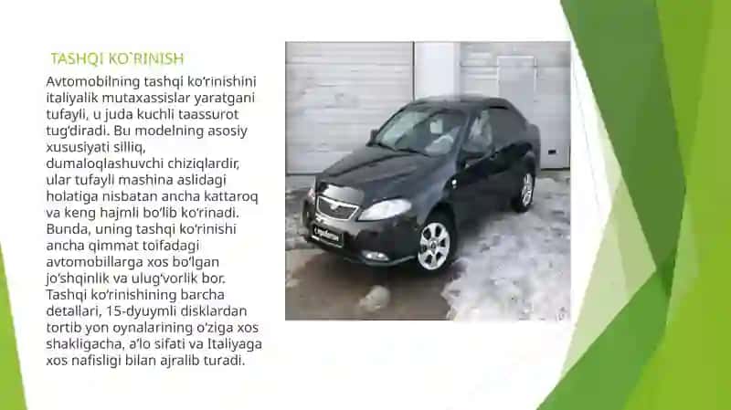 CHEVROLET LACETTI 2