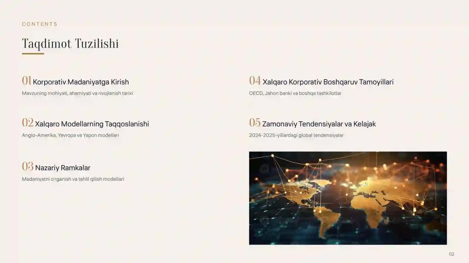 Korporativ Madaniyatning Xalqaro Tamoyillari 2