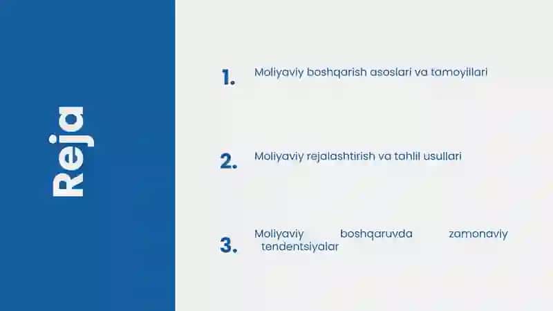 Moliyaviy Boshqarish Asoslari 2