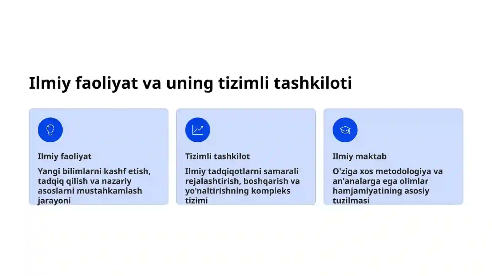 Ilmiy faoliyat va uning tizimli tashkiloti 2