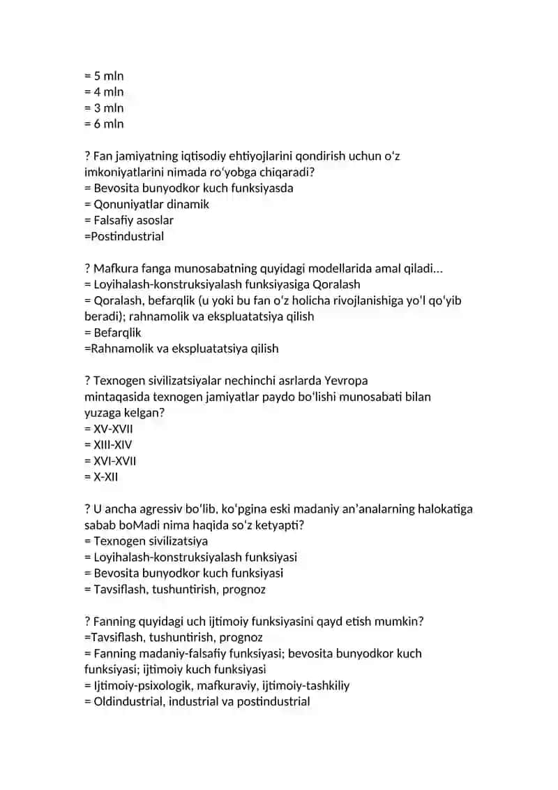 Tekhnologik rivojlanishning madaniy matritsasi 2