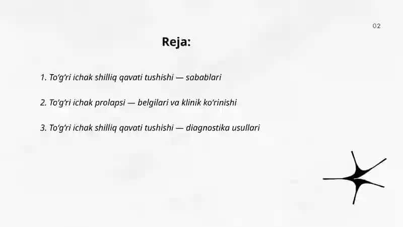 Yo’g’on va to’g’ri ichak kasalliklari 2