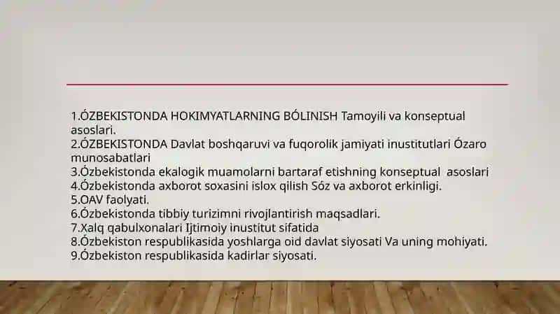 Ózbekistonda davlat boshqaruvi va fuqorolik jamiyati inustitutlari Ózaro munosabatlari. Ózbekistonda ekalogik muamolarni bartaraf etishning konseptual  asoslari 2