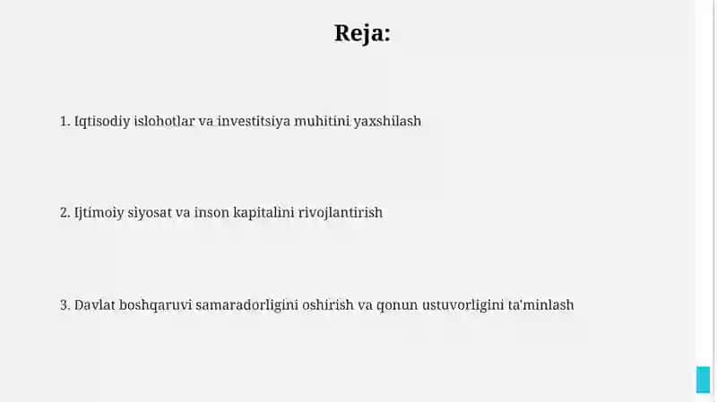 Yangi Oʻzbekistonning 2022-2026 yillarga moʻljallangan taraqqiyot strategiyasi 2