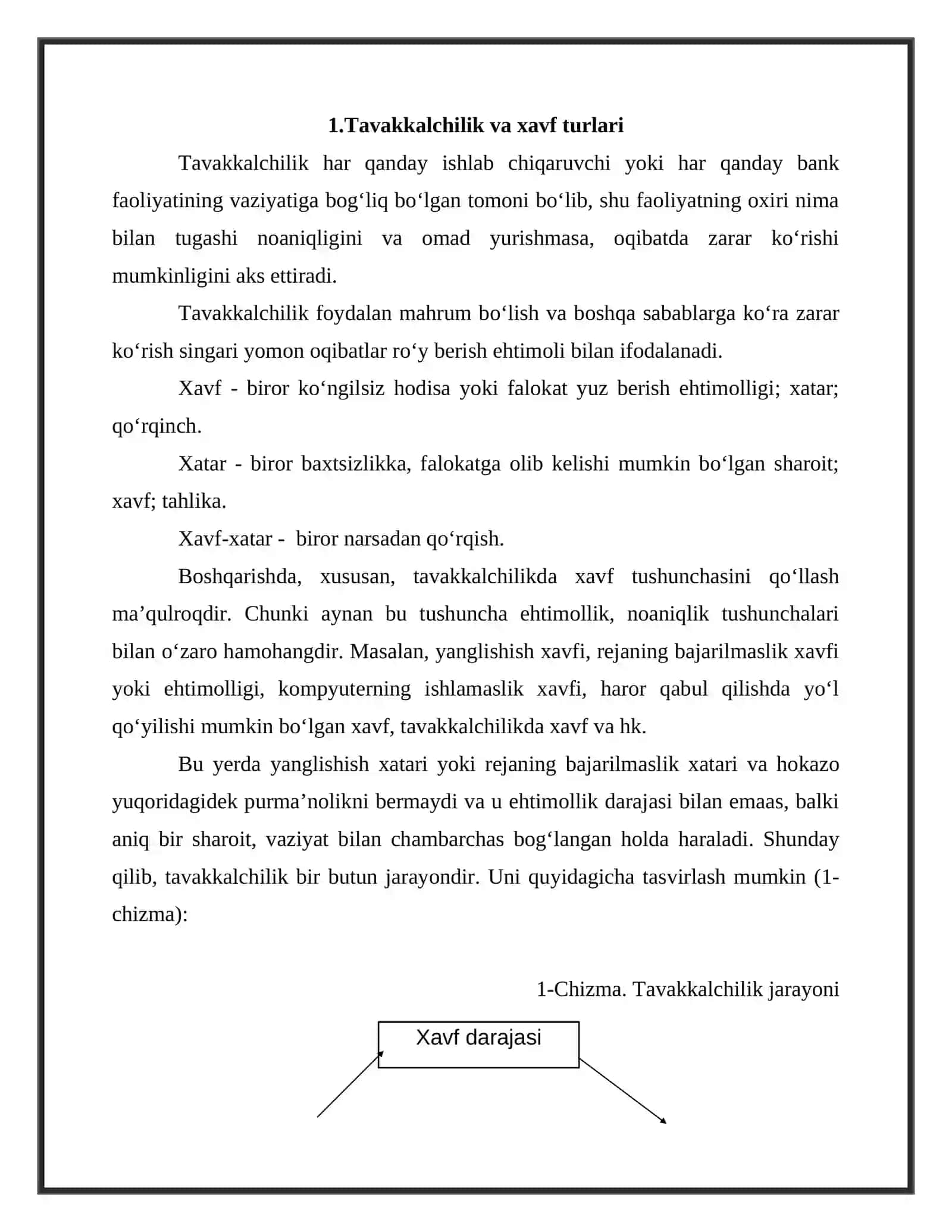 Tadbirkorlik tavakkalchiligi 2