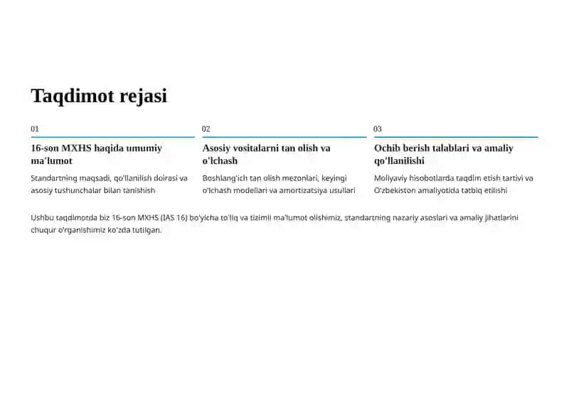 16-son MXHS: Asosiy vositalar 2
