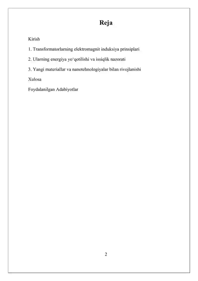 TRANSFARMATORLAR 2