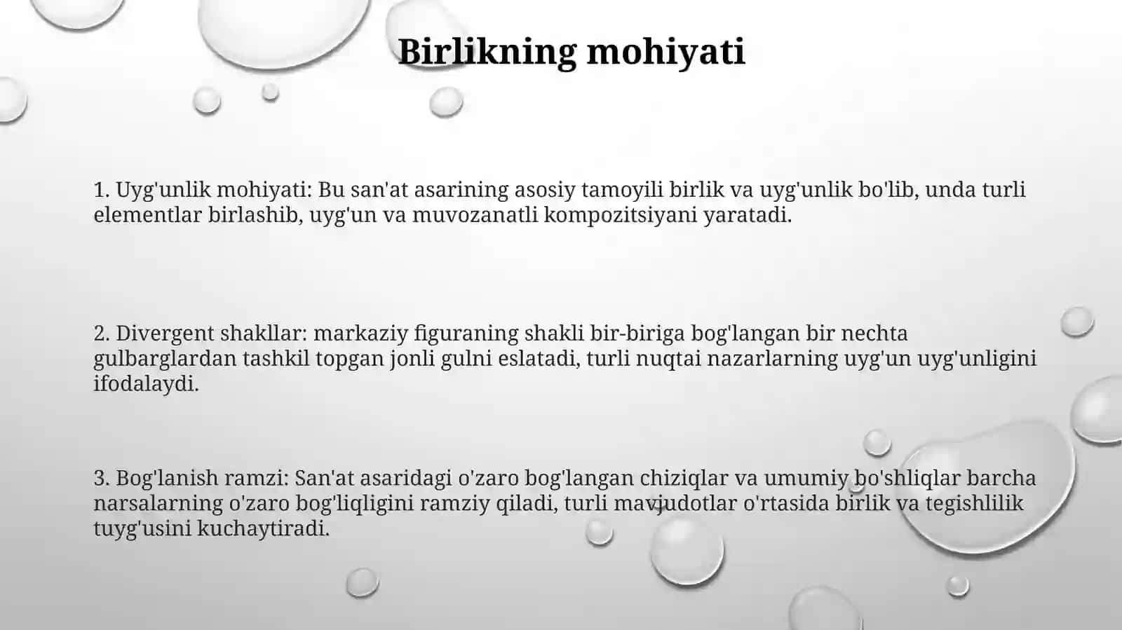 Uyg'unlikning fizika asoslari 2