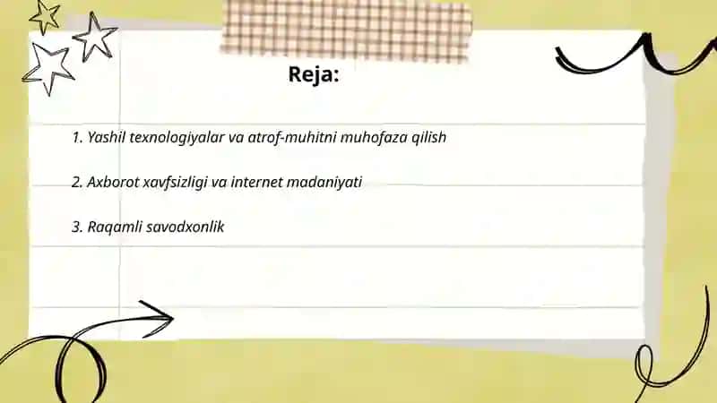 Yashil texnologiyalar va atrof-muhitni muhofaza qilish 2