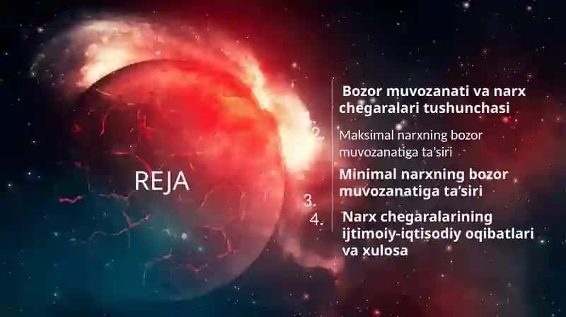Maksimal va minimal narxning bozor muvozanatiga ta’siri 2