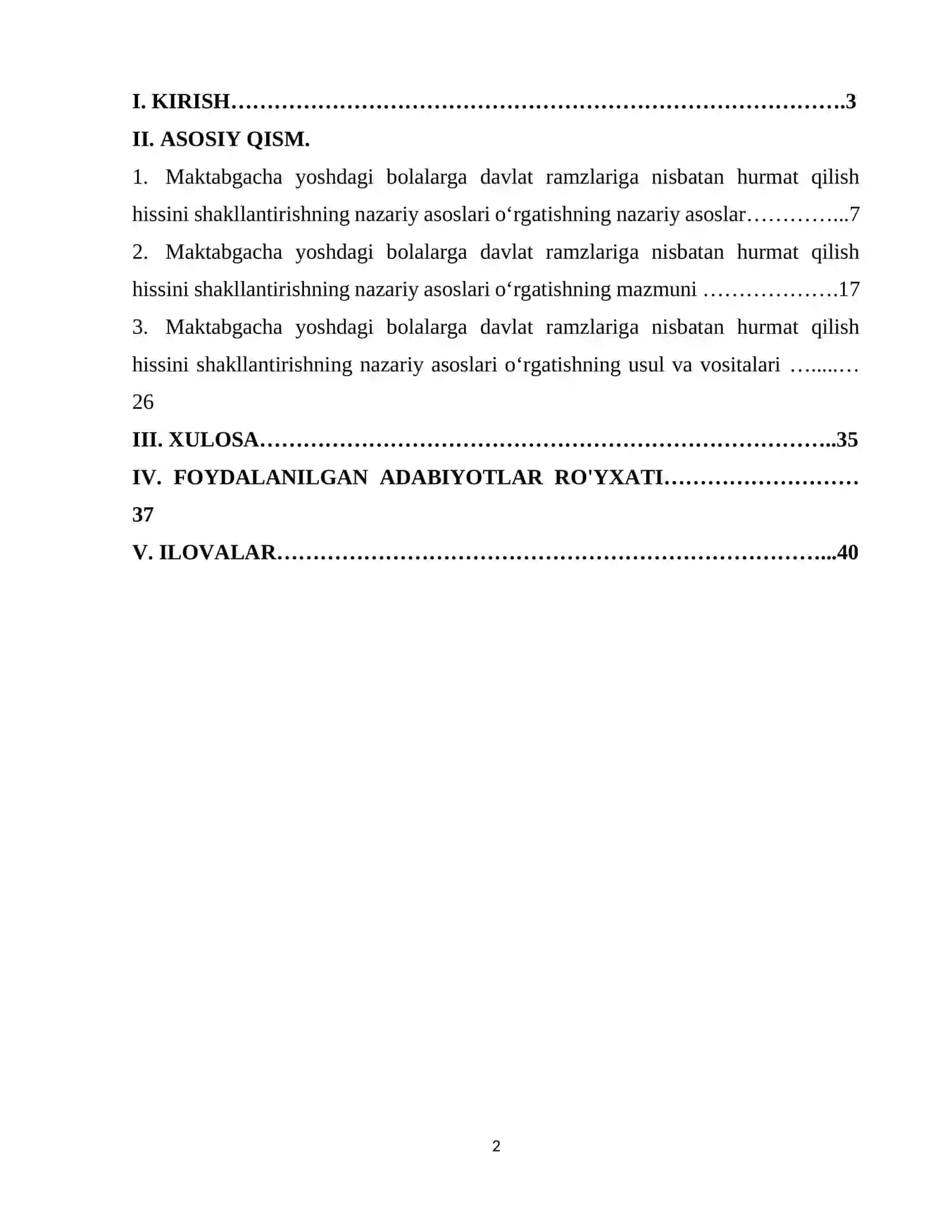 Maktabgacha yoshdagi bolalarga davlat ramzlariga nisbatan hurmat qilish hissini shakllantirish 2