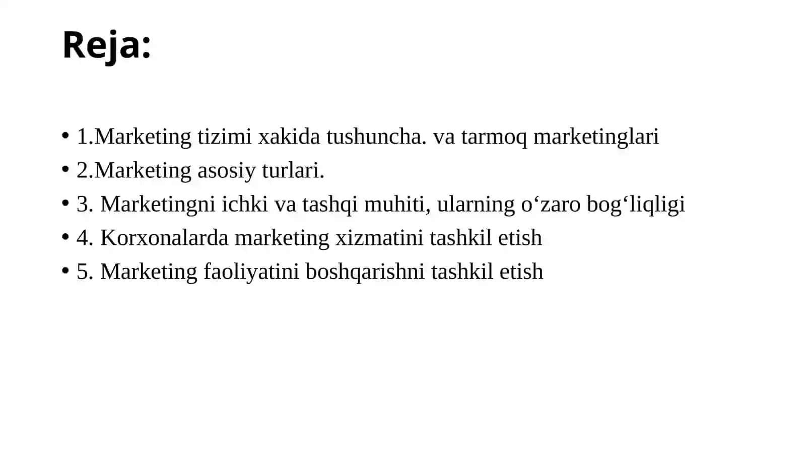MARKETING MUXITIMARKETINGTIZIMI VA SOHASI 2